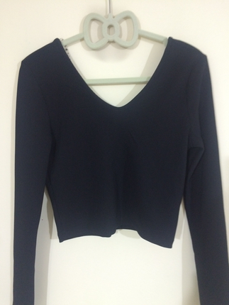 Diğer Siyah Crop Top