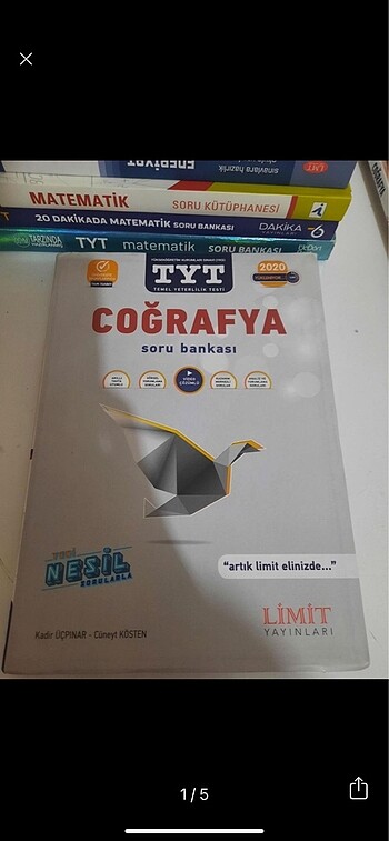 Tyt coğrafya soru bankası limit yayınları