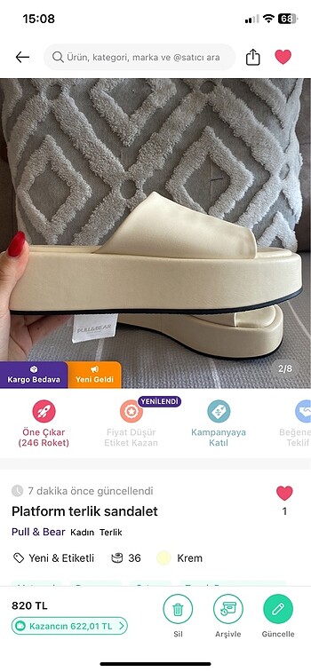 Pull and Bear Platform terlik