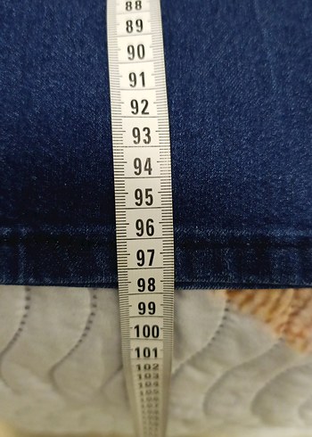 Düğmeli Mavi erkek Denim Pantolon - Görsel 2