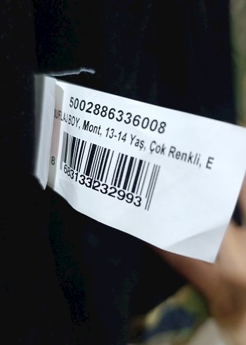 Kamuflaj Desenli Erkek Çocuk Mont - Görsel 7