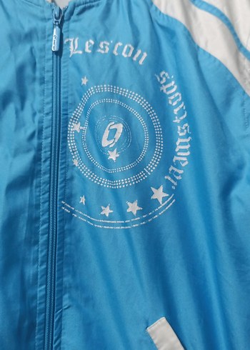 Mavi ve Beyaz Spor erkek Ceket - Görsel 2