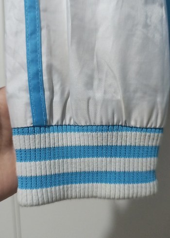 Mavi ve Beyaz Spor erkek Ceket - Görsel 5