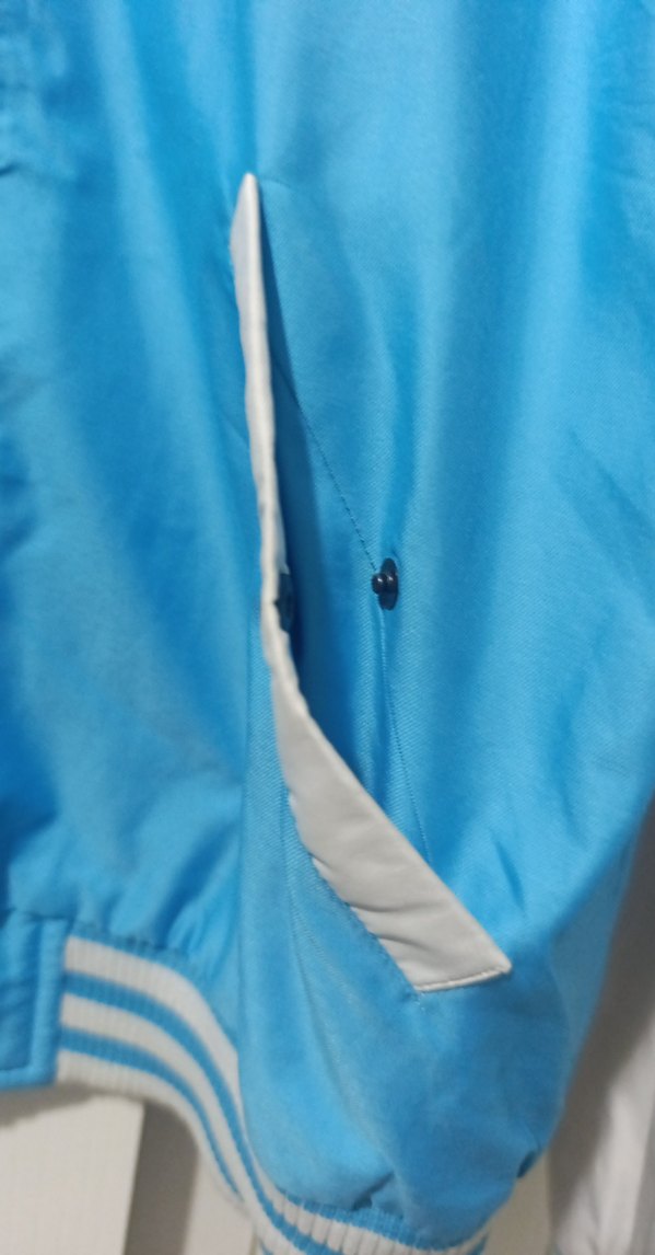 Mavi ve Beyaz Spor erkek Ceket - Görsel 4