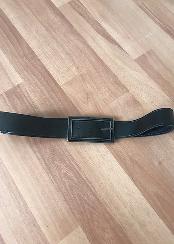 Siyah Minimalist zara model Kemer - Görsel 2