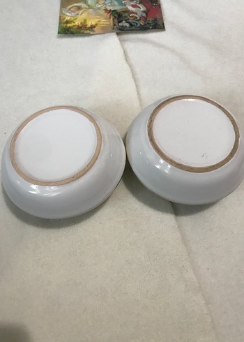 Frogard Desenli Beyaz Porselen Küllük Çifti - Görsel 4