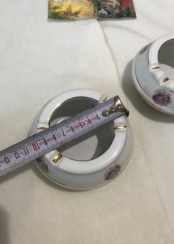 Frogard Desenli Beyaz Porselen Küllük Çifti - Görsel 5