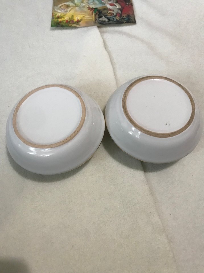 Frogard Desenli Beyaz Porselen Küllük Çifti - Görsel 4