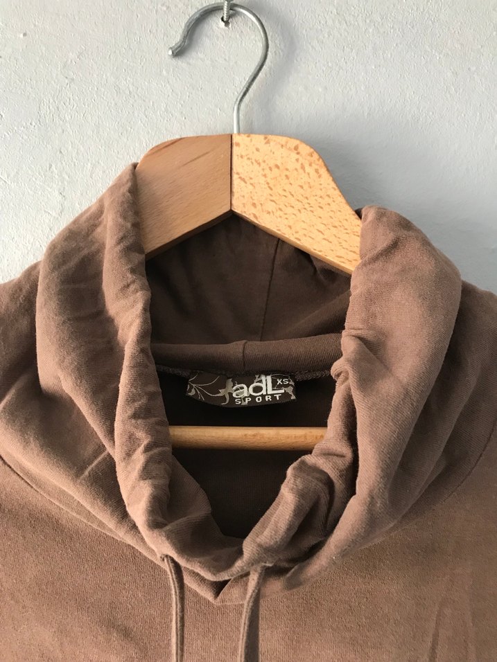 Bej Yüksek Yakalı Adil ışık Tunik - Görsel 2