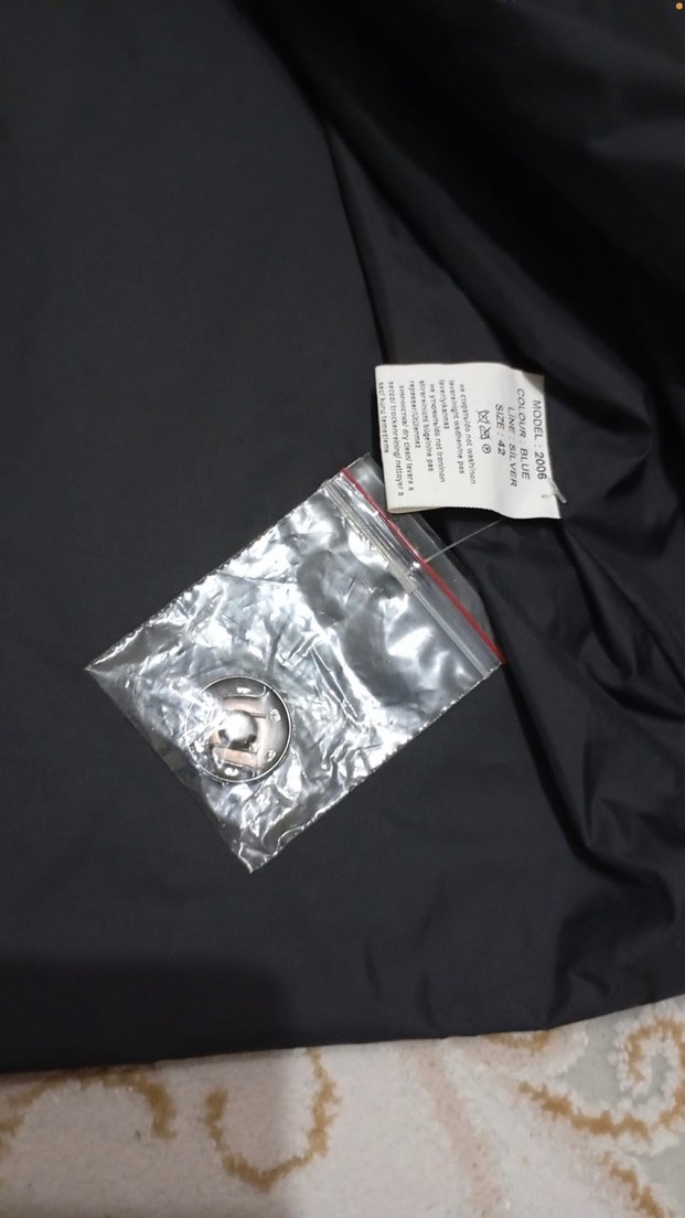 Parlak Mavi Uzun Kollu Kadın Yağmurluk - Görsel 5