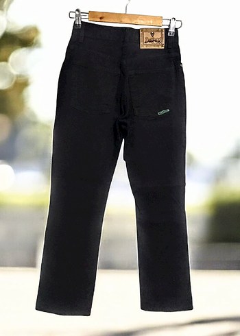 Düğmeli Siyah Erkek Kot Pantolon 28/30 beden - Görsel 2