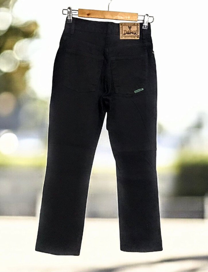 Düğmeli Siyah Erkek Kot Pantolon 28/30 beden - Görsel 2