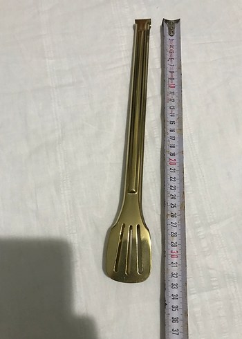 5 parça Altın Renkli Parlak Servis Mutfak Araçları Seti - Görsel 7