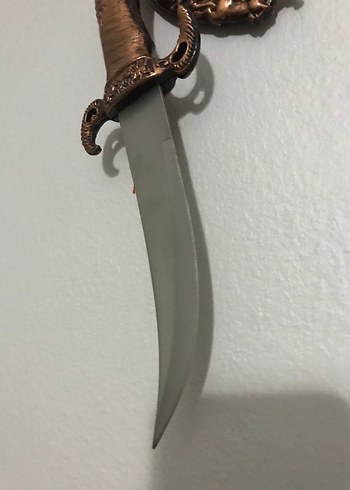 Kırmızı Kılıflı At Başı Dekoratif Kılıç - Görsel 3