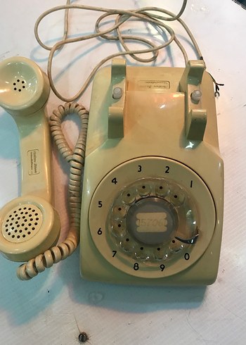 Bej Retro Döner Telefon - Görsel 3