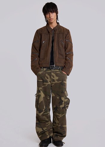 Jaded london kamuflaj jogger pantolon 32 - Görsel 2