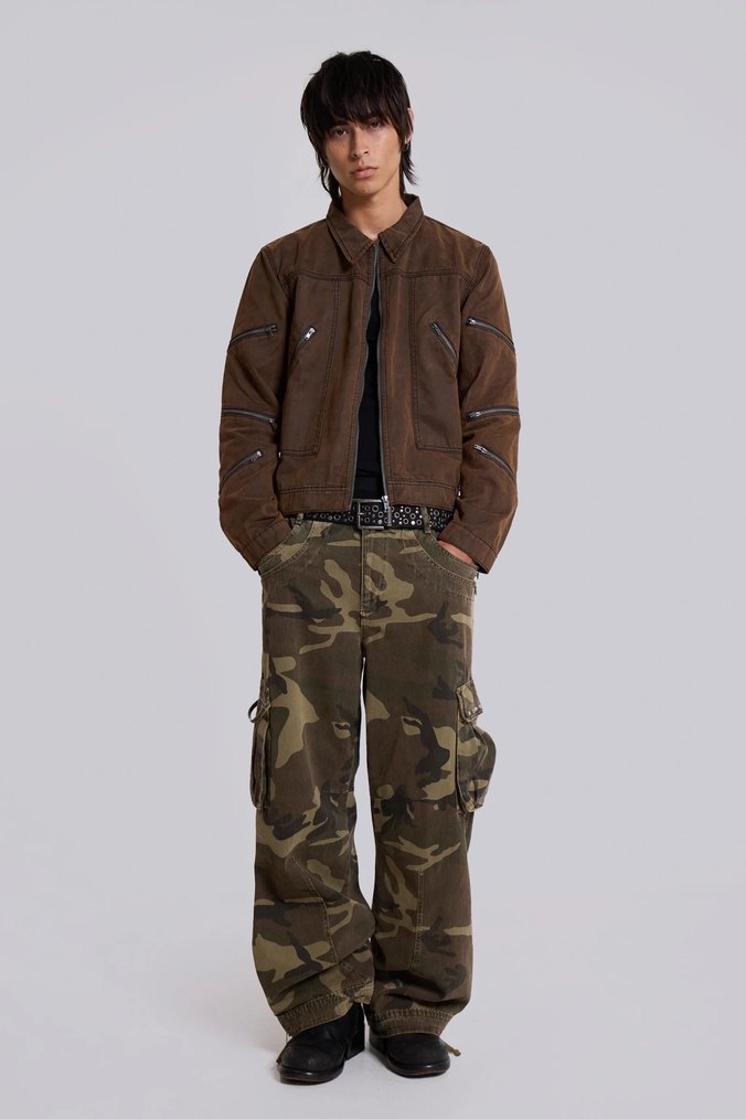 Jaded london kamuflaj jogger pantolon 32 - Görsel 2