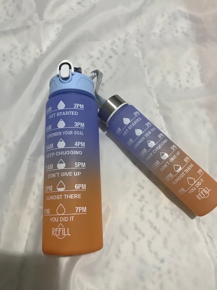 Renkli 2li motivasyon matara seti - Görsel 2