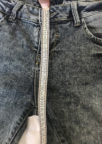 Gri Denim Kadın Pantolon - Görsel 8