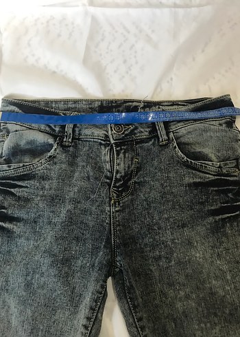 Gri Denim Kadın Pantolon - Görsel 6