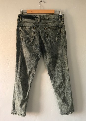 Gri Denim Kadın Pantolon - Görsel 4