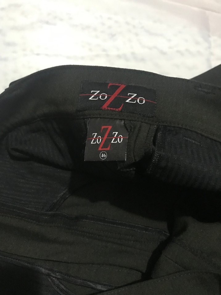 90s baggy erkek kumaş pantolon 46 - Görsel 3