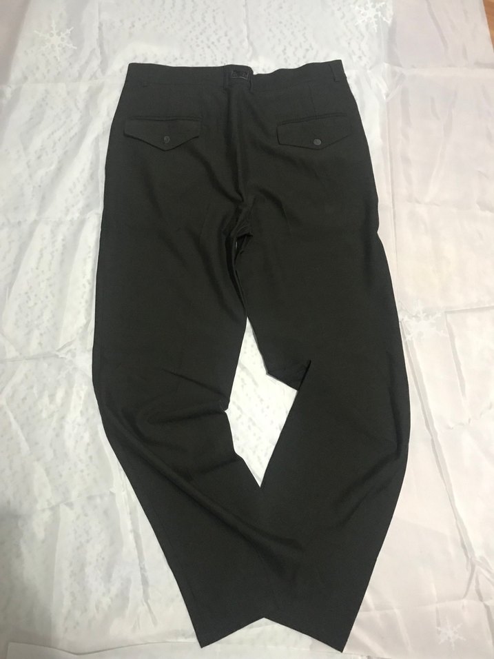 90s baggy erkek kumaş pantolon 46 - Görsel 2