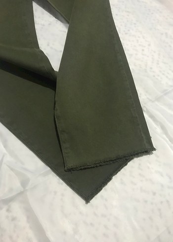 Haki yandan cepli pantolon 46 - Görsel 3