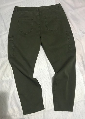 Haki yandan cepli pantolon 46 - Görsel 4