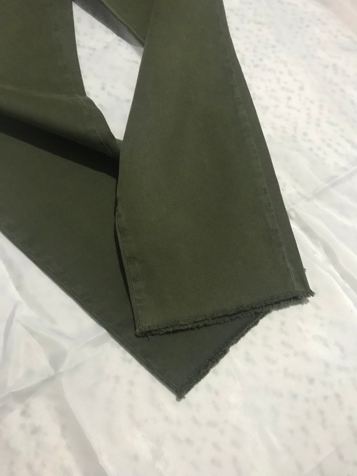 Haki yandan cepli pantolon 46 - Görsel 3