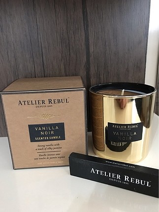 ATELİER REBUL VANILLA NOIR KOKULU MUM