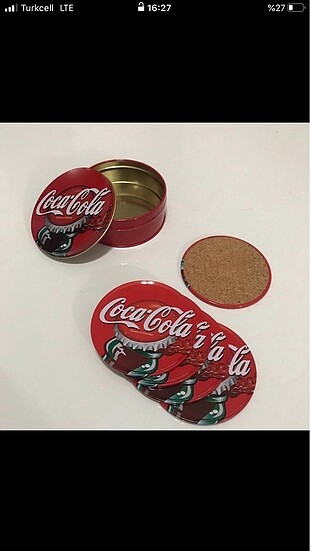 Cocacola bardak altlığı