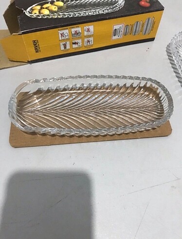  Beden 2 ADET CAM KAYIK SUNUM TABAĞI