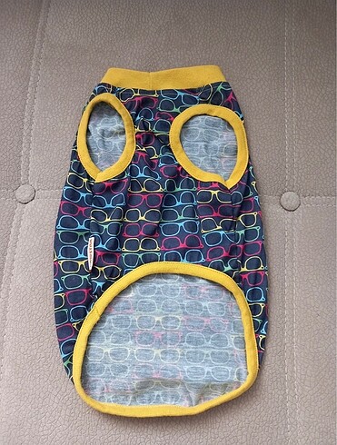 Gözlük desenli kedi elbisesi - Görsel 2