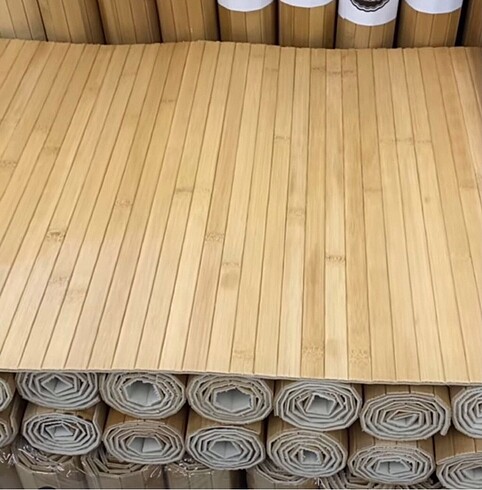 Beden 70*45 ebatında bambo banyo matı