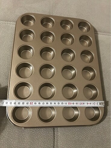 Beden camel Renk Granit 24 lü muffin Kalıbı