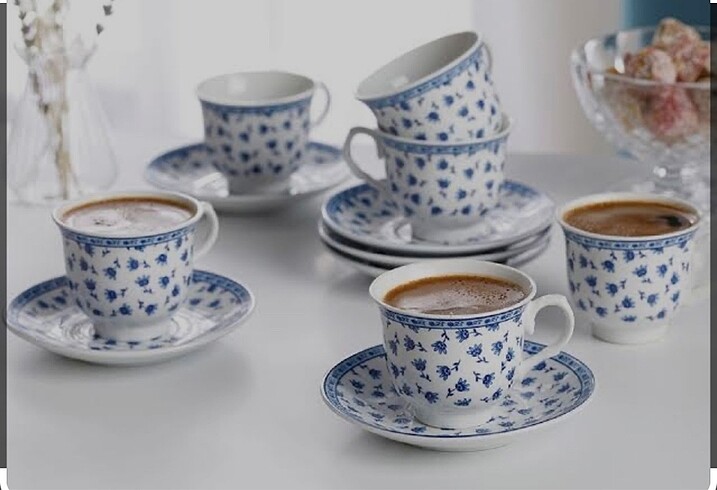 English göme 6 lı fincan takımı