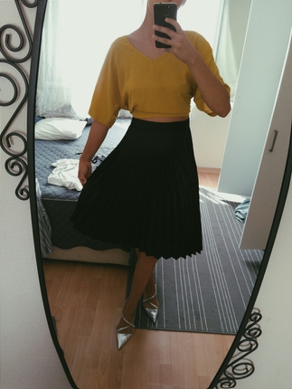 Zara pileli etek 