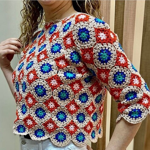 s Beden Zara model örgü yazlık kazak