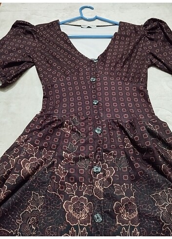 Vintage desen elbise