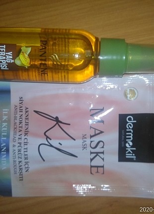 Pantene argan yagi terapi ve kil maskesi