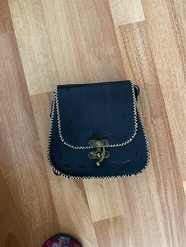 Hakiki deri vintage çanta