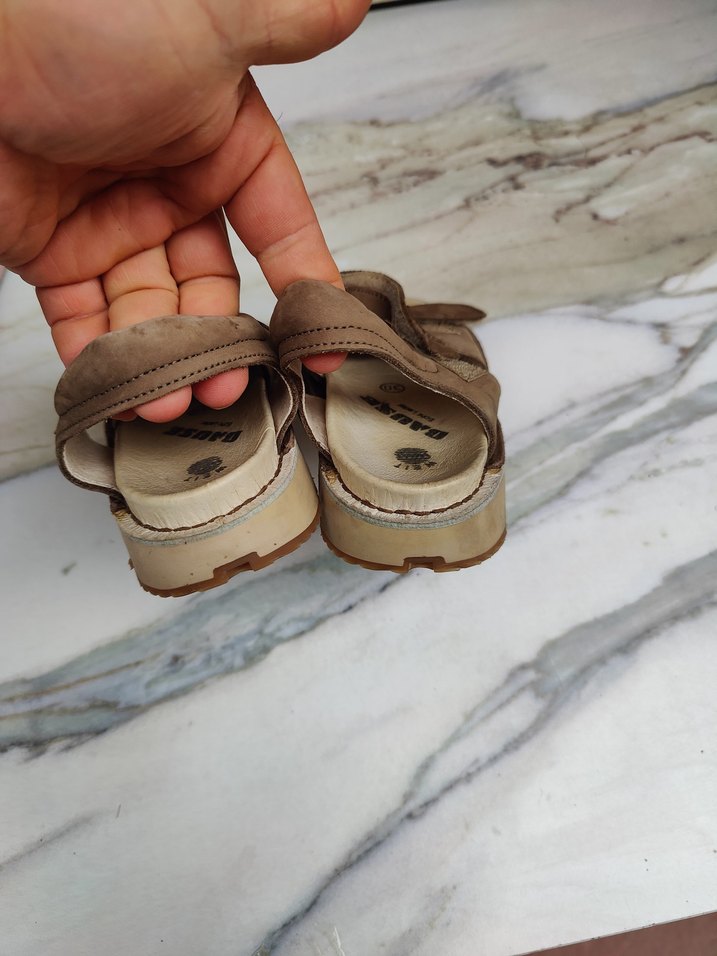 Avrupa gerçek deri 30 numara Sandalet - Görsel 4