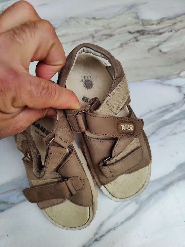 Avrupa gerçek deri 30 numara Sandalet - Görsel 3