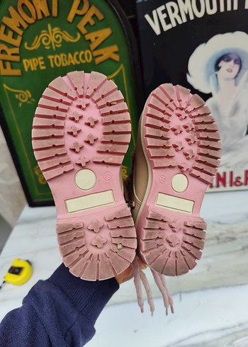 Bej Süet Kız Çocuk Botu LC Waikiki 25 numara - Görsel 5