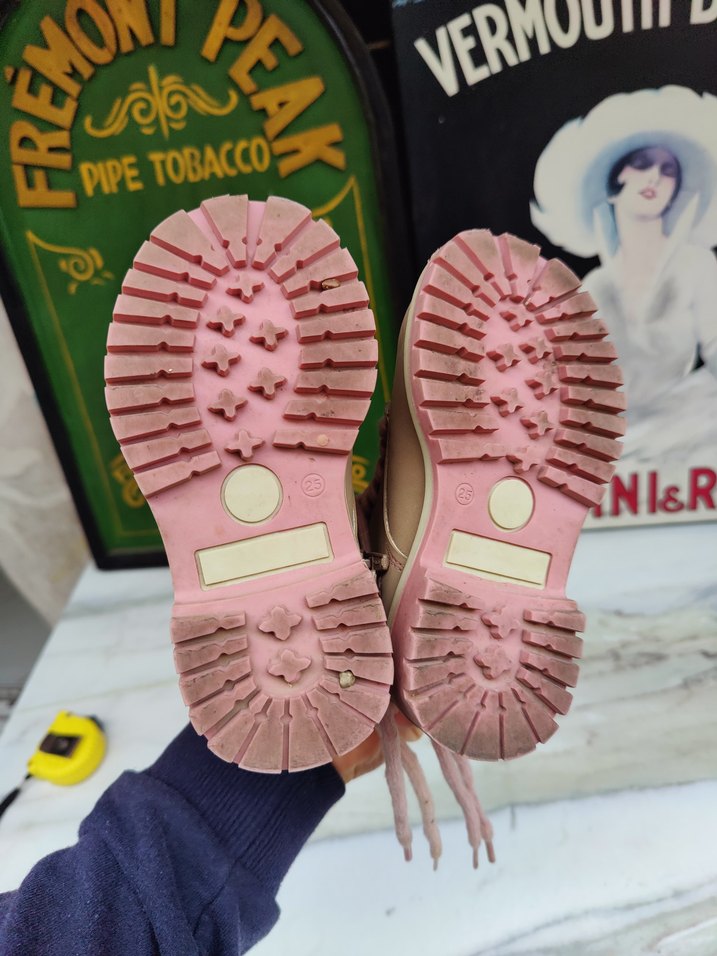 Bej Süet Kız Çocuk Botu LC Waikiki 25 numara - Görsel 5