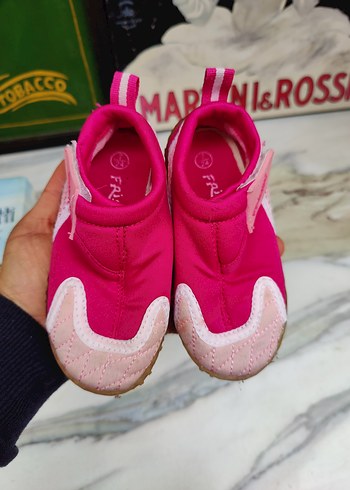 Kız Çocuk Pembe Cırtlı Avrupa 24 numara ayakkabı - Görsel 2
