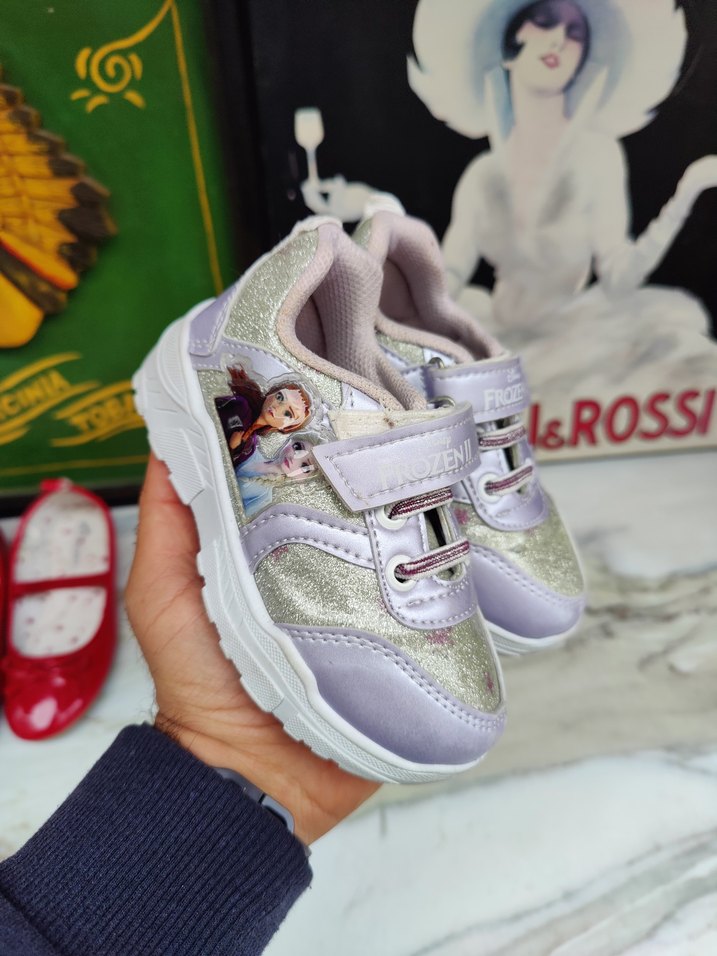 Mor Frozen Kız Çocuk Spor Ayakkabı 24 numara - Görsel 2