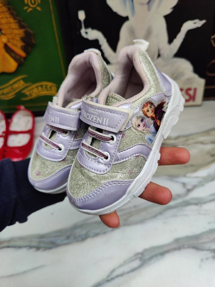 Mor Frozen Kız Çocuk Spor Ayakkabı 24 numara - Görsel 3