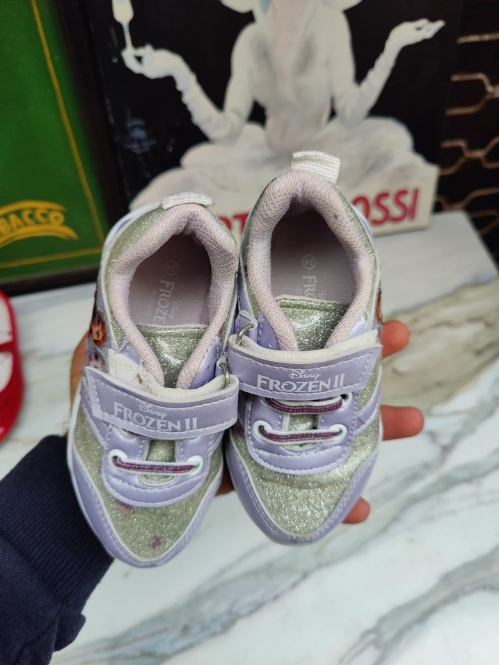 Mor Frozen Kız Çocuk Spor Ayakkabı 24 numara - Görsel 4